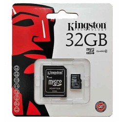 CARTAO DE MEMORIA KINGSTON 32GB MICROSD COM ADAPTADOR ORIGINAL CARTAO DE MEMORIA KINGSTON 32GB MICROSD COM ADAPTADOR ORIGINAL